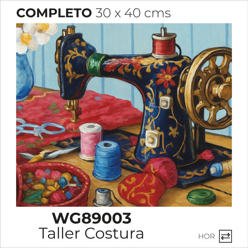Kit Dibujo Diamante GD90184 Taller Costura