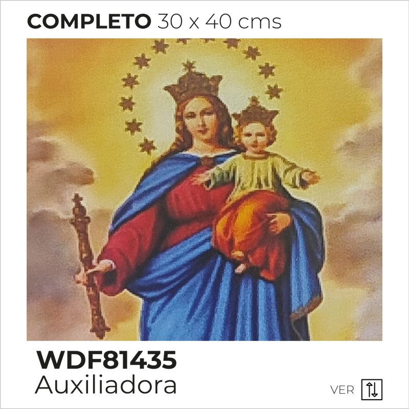 Kit Dibujo Diamante 81431 Virgen Carmen