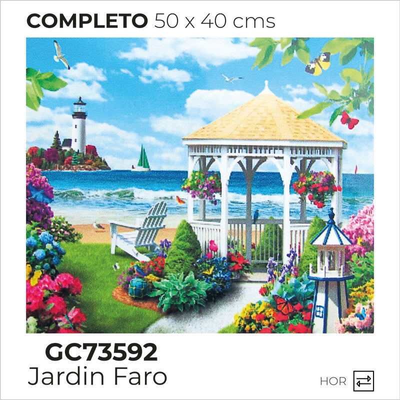 Kit Dibujo Diamante gc73592 Jardin Faro