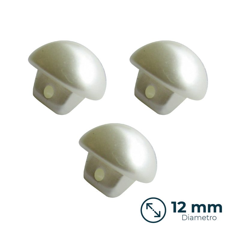 Boton Imitacion Perla Beige