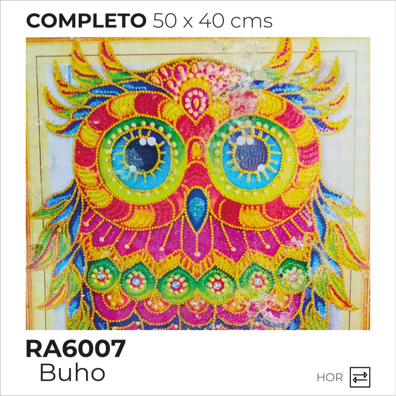 Kit Dibujo Diamante Ra6007 Buho