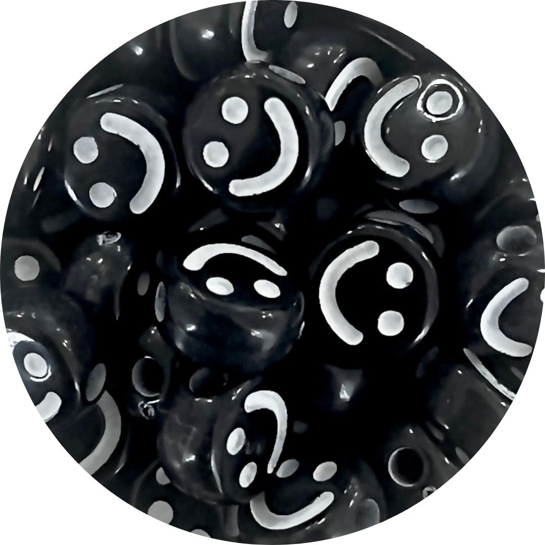 Carita Plana Negra Con Blanco