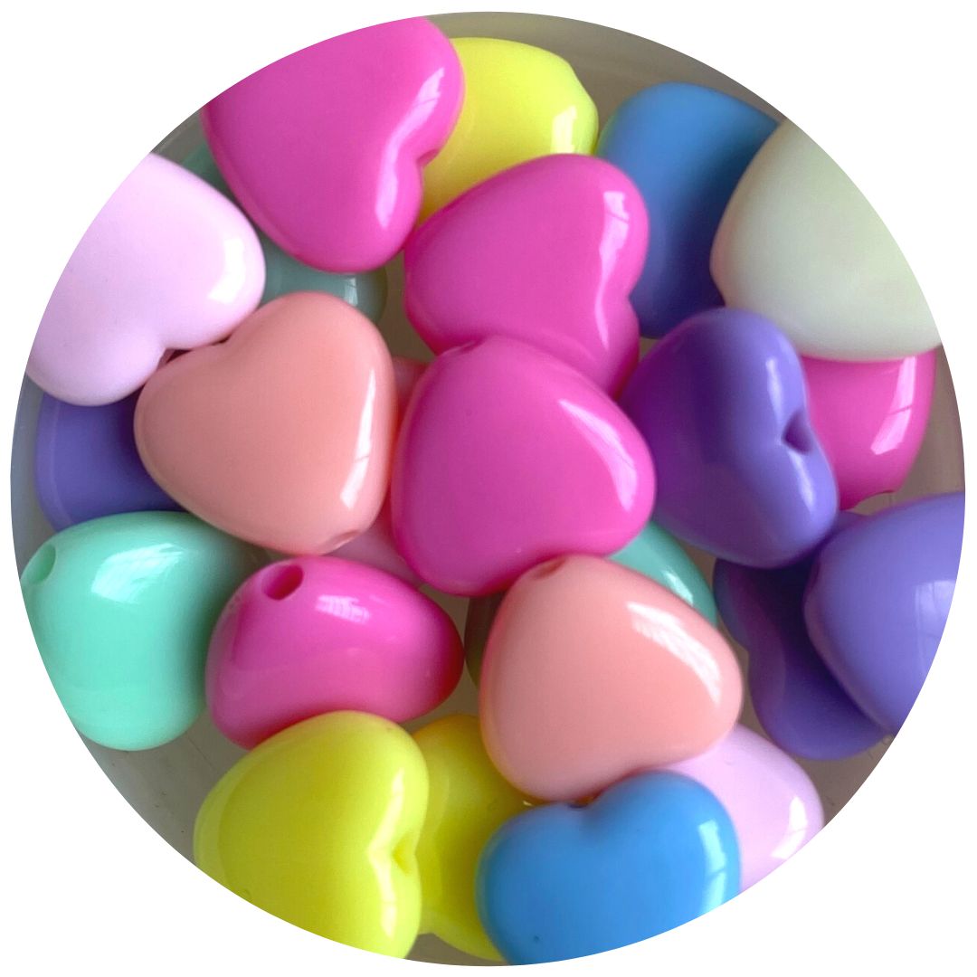 Corazón Plano Pastel