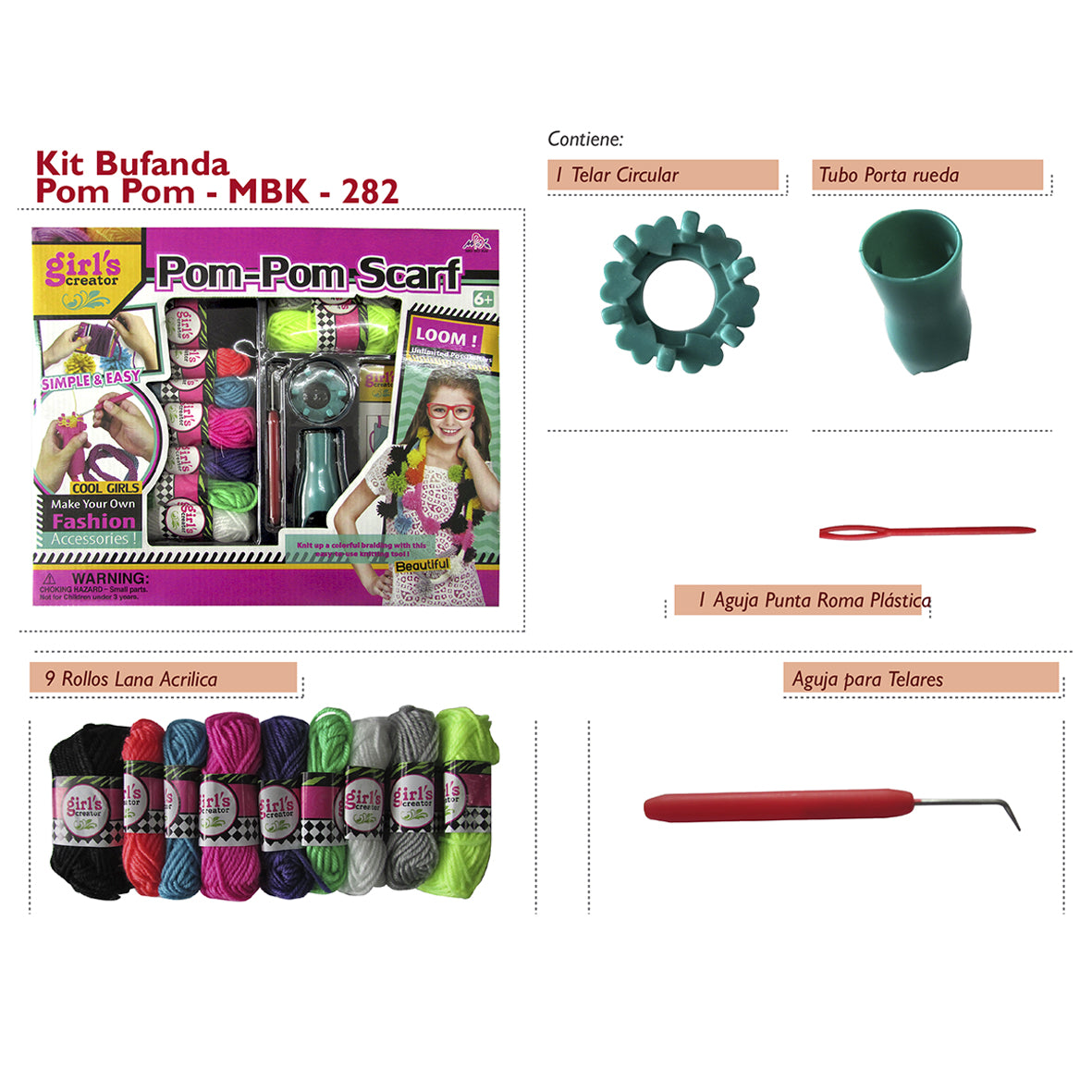 Kit Para Manualidades Mbk-282 (Niños)