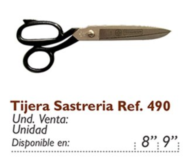 Tijera Sastreria Ref. 490