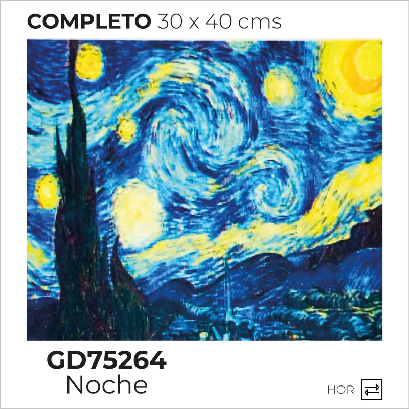 Kit Dibujo Diamante GD75264 Noche