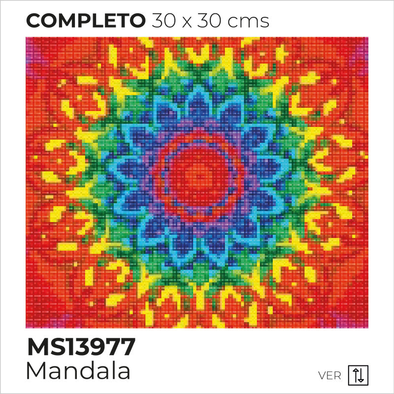 Kit Dibujo Diamante MS13977 Mandala