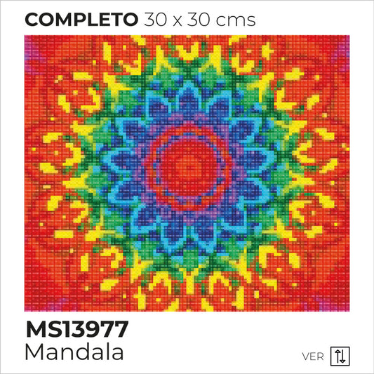 Kit Dibujo Diamante MS13977 Mandala