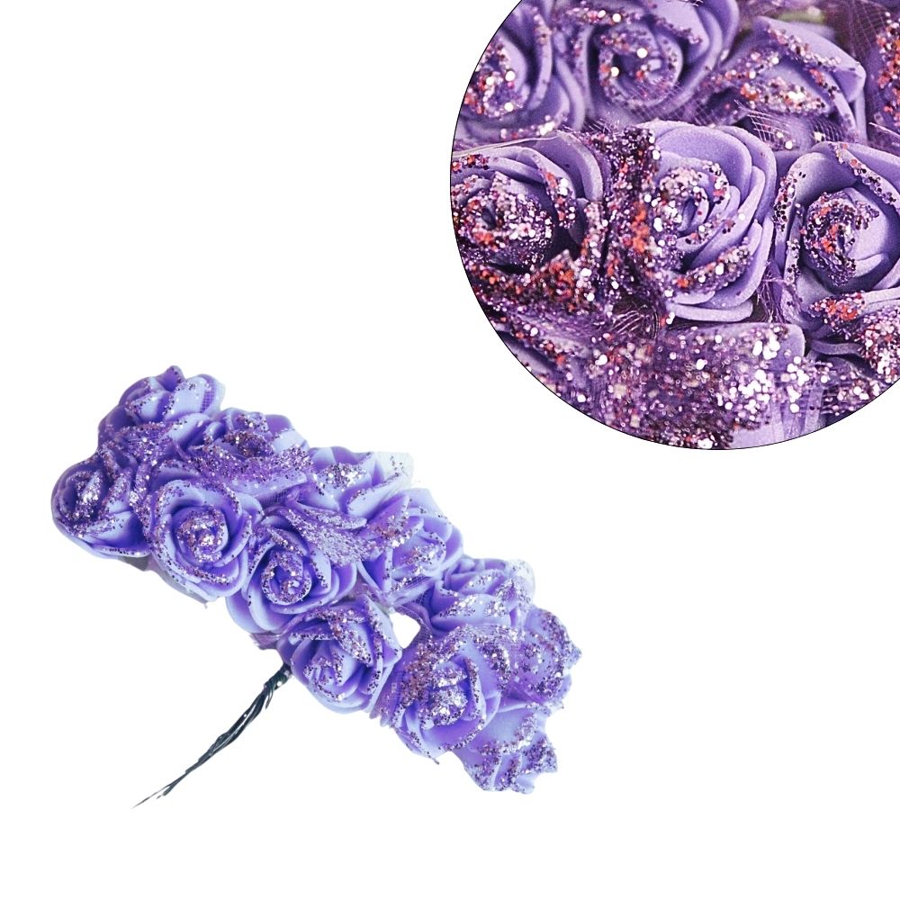Flor Foamy Decorada