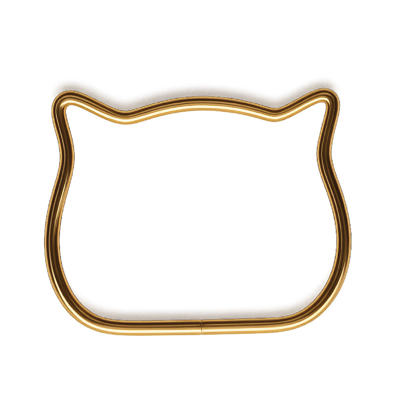 Asas para Bolso Metálicas Gato