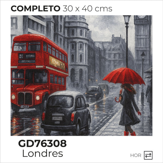 Kit Dibujo Diamante GD76308 Londres