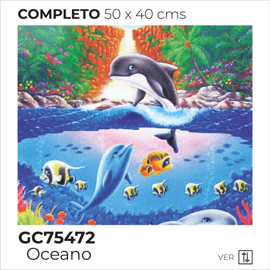 Kit Dibujo Diamante GC75472 Oceano