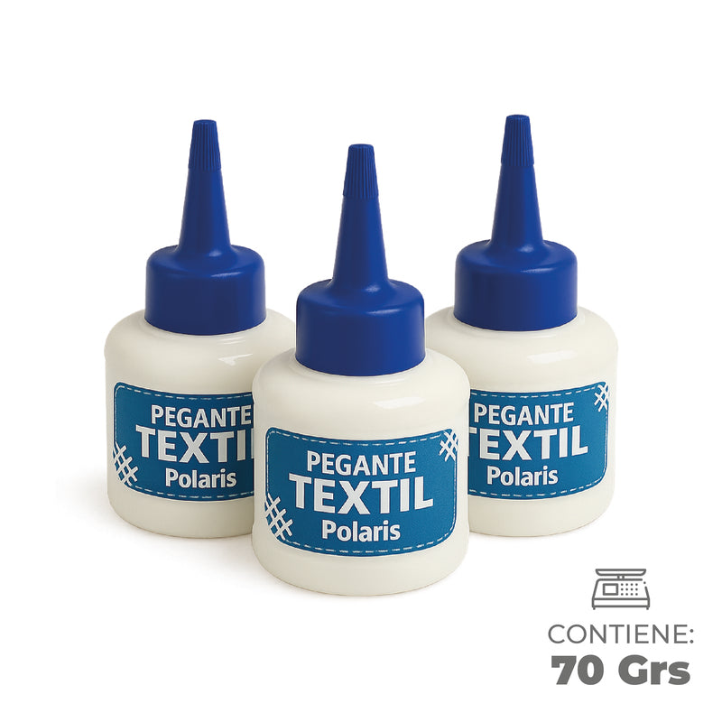 Pegante Textil Polaris 70gr x 3 Unidades