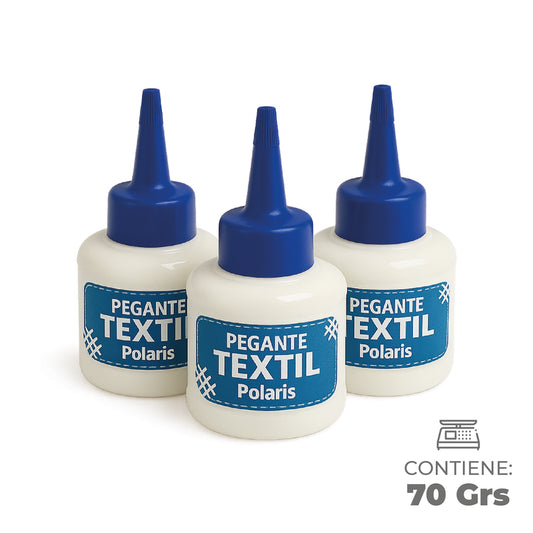 Pegante Textil Polaris 70gr x 3 Unidades