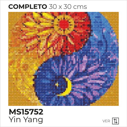 Kit Dibujo Diamante MS15752 Ying Yang
