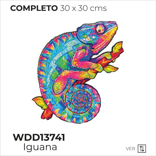 Kit Dibujo Diamante Wdd13741 Iguana