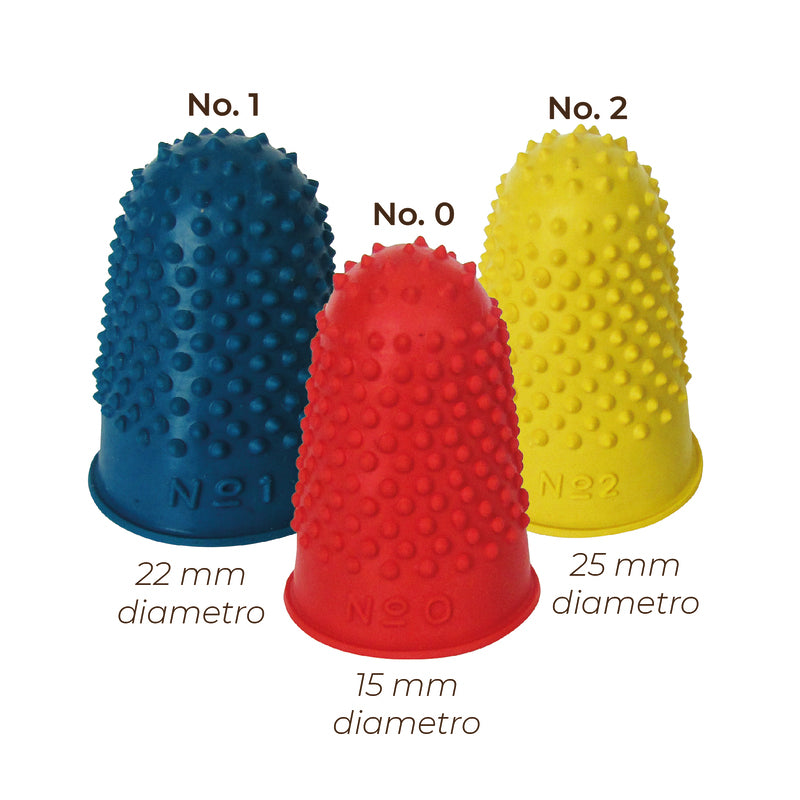 Dedal siliconado Set por 3