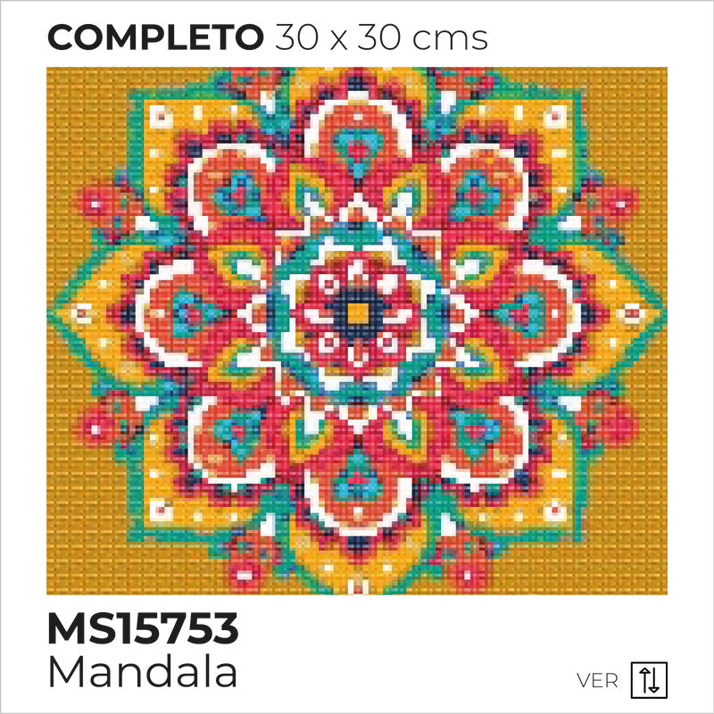 Kit Dibujo Diamante MS15753 Mandala