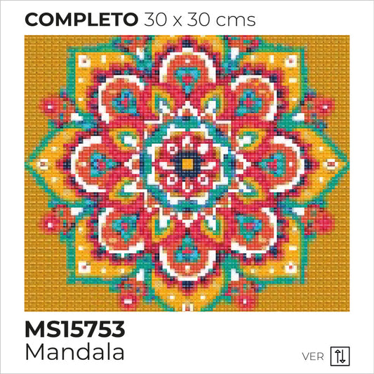 Kit Dibujo Diamante MS15753 Mandala