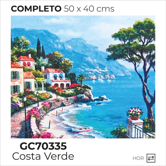 Kit Dibujo Diamante GC70335 Costa verde
