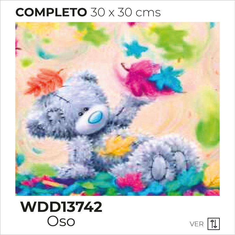Kit Dibujo Diamante Wdd13742 Oso