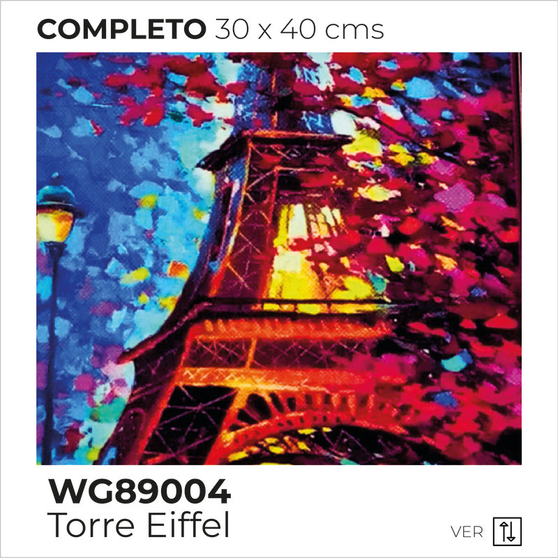 Kit Dibujo Diamante Wg89004 Torre Eiffel