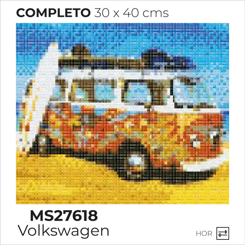 Kit Dibujo Diamante MS27618 Volkswagen
