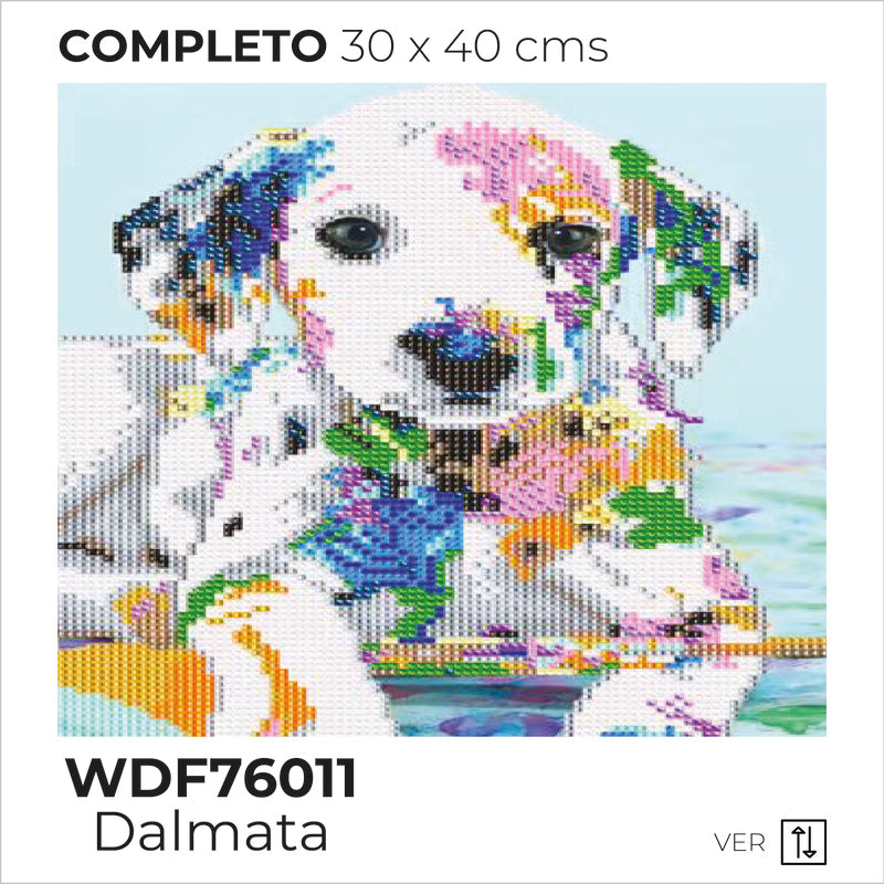 Kit Dibujo Diamante Wdf76011 Dalmata