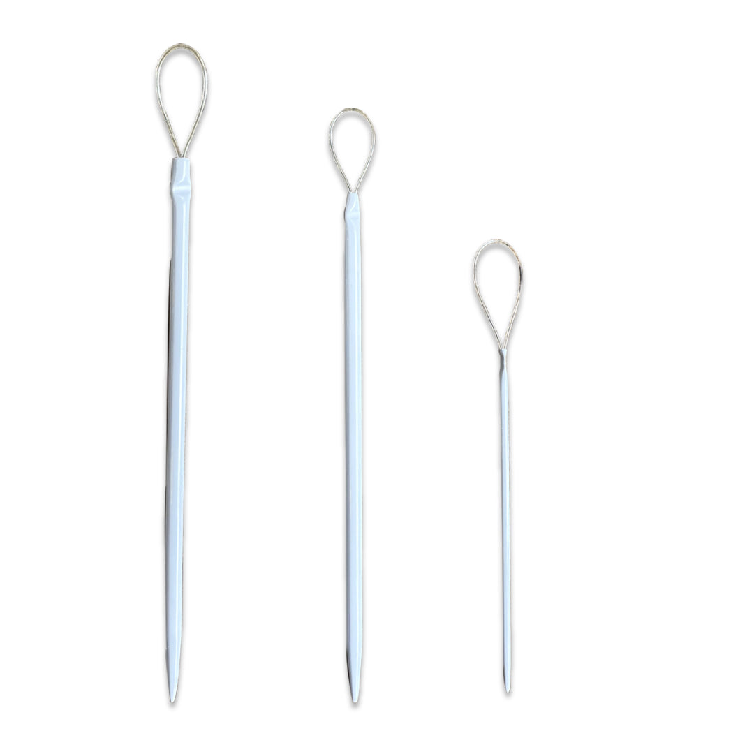 Set de 3 Agujas laneras metálicas
