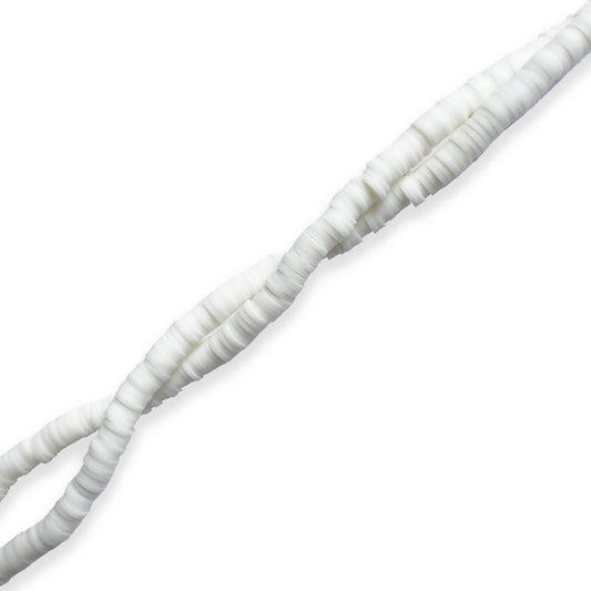 Fimo Disco de 6 mm  Blanco