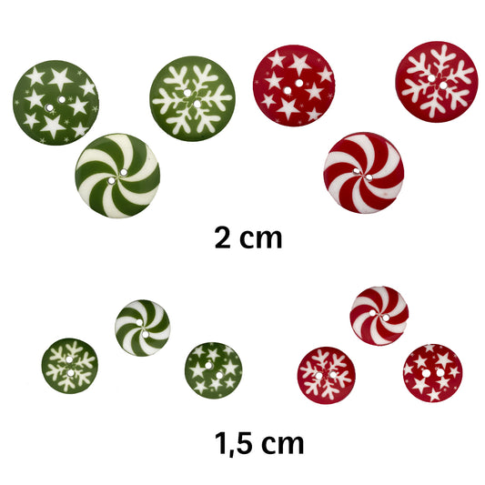 Botones Navideños