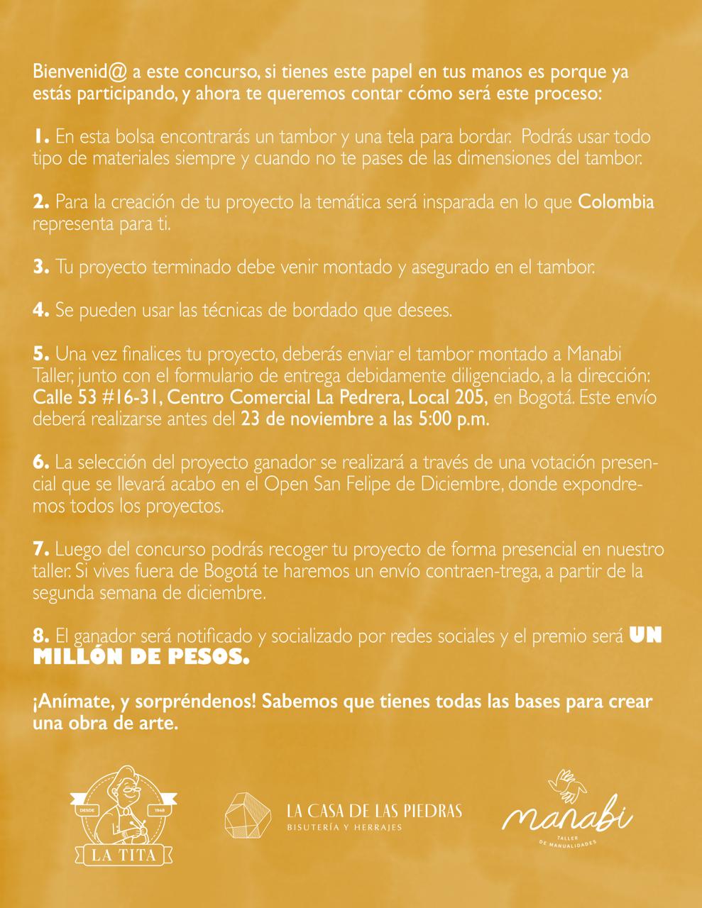 Kit  Concurso de Bordado
