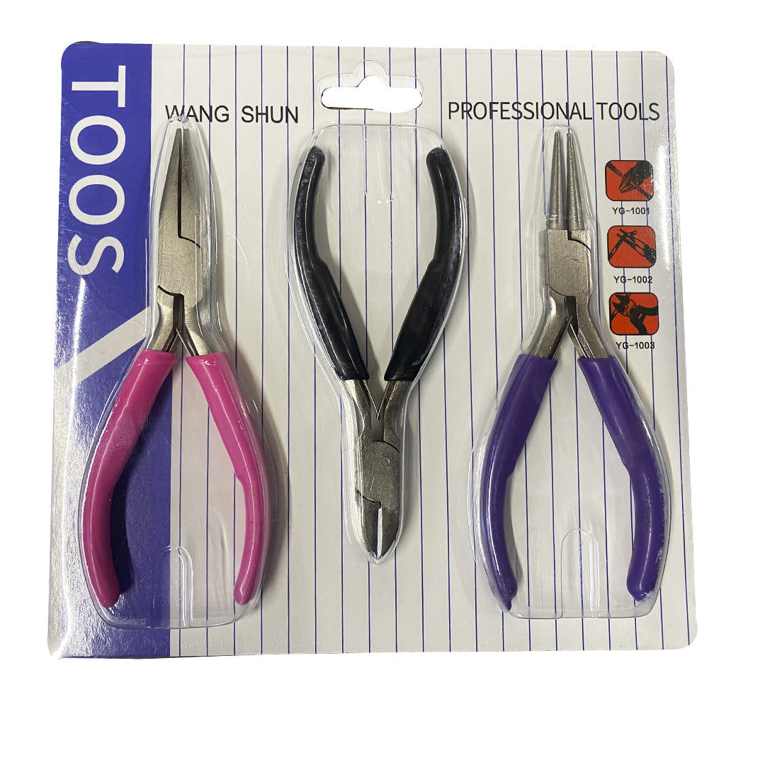 Kit Pinzas para Bisutería por 3