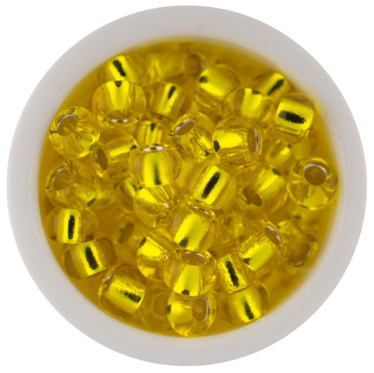 Chaquira Checa Amarillo Brillante