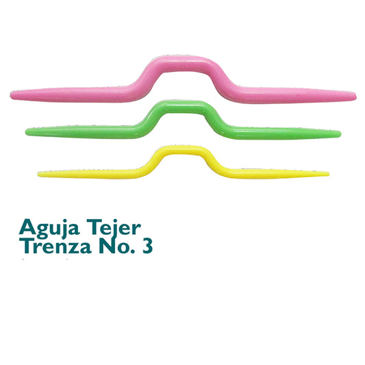 Aguja Tejer Trenza Puente No.3