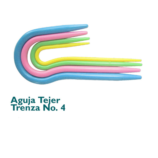 Aguja Tejer Trenza Puente No.4