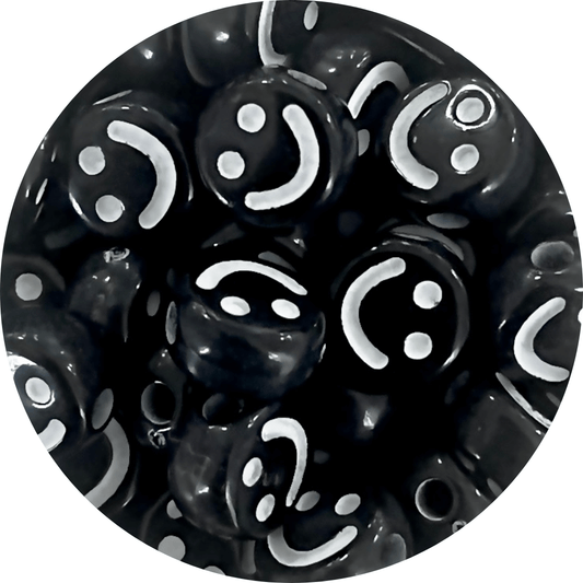 Carita Plana Negra Con Blanco