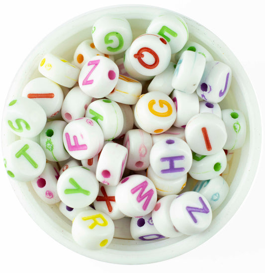 Figura Acrilica Letras Pastel