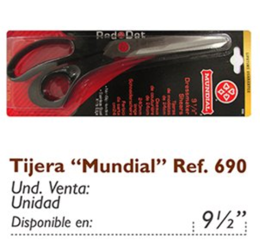 Tijera Mundia Costura Ref. 690