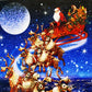 Kit Punto Diamante Papá Noel Trineo