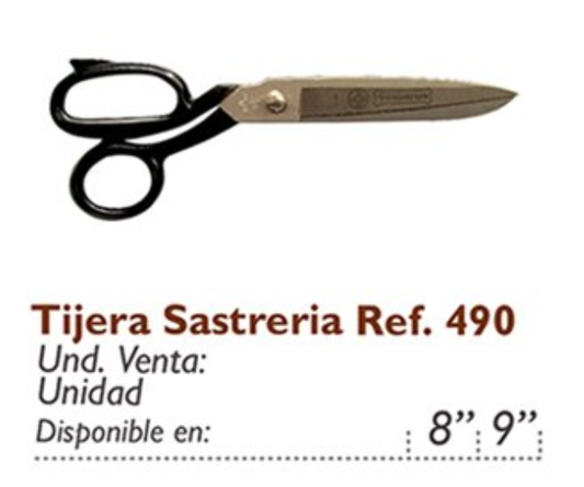 Tijera Sastreria Ref. 490