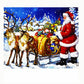 Kit Punto Diamante Papá Noel Renos